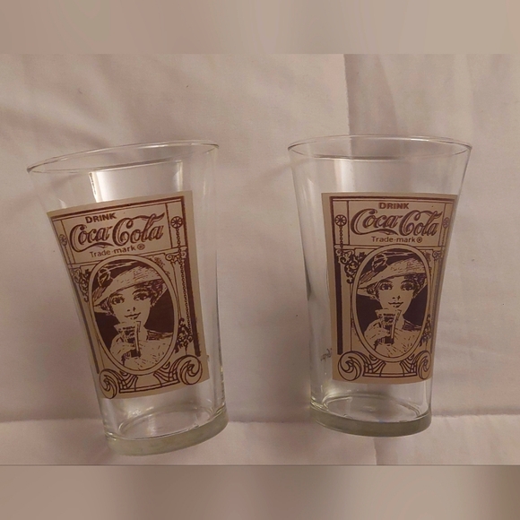 Vintage Coca cola Cups SET OF 2